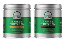 Open Farms Pet Foods’ Freeze-Dried Raw Recipes use durable, reusable packaging hosted through TerraCycle’s Loop platform.