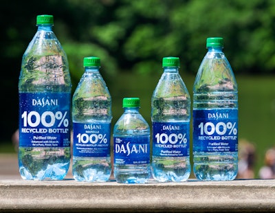 In the U.S., Coca-Cola is offering 100% rPET bottles for Dasani in 20-oz and 1.5-L sizes and in 10- and 12-oz multipacks. In Canada, this innovation spans all Dasani bottles.