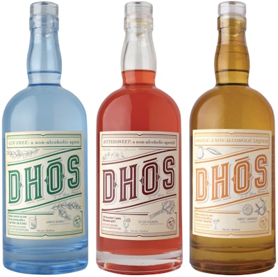 Non-alcohol aperitif brand Dhōs has positioned itself as a healthy beverage and a high-quality cocktail ingredient.