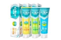 China’s NICE Group has switched to the new recyclable, PE/EVOH tube for all of its toothpaste brands, including it Cnice gum and tooth care line.