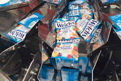 Pouched Welch’s Fruit Snacks are ready for cartoning at PIM Brands.