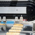 Cavanna’s first XTS application is a 90-deg transfer system for packaging slugs of cookies. (© Cavanna