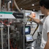 The Mercury bagger is controlled by an Allen Bradley MicroLogix PLC system with a 7-in. color touchscreen.