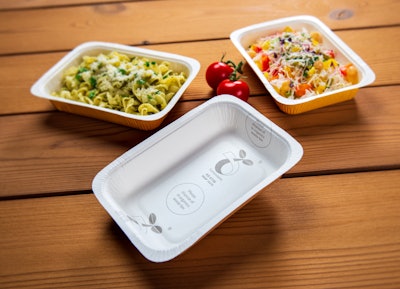 Confoil and BASF's DualPakECO compostable paper trays