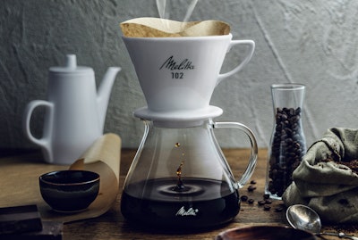 Melitta coffee pour over beans