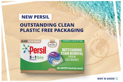Unilever's Persil brand laundry capsule container