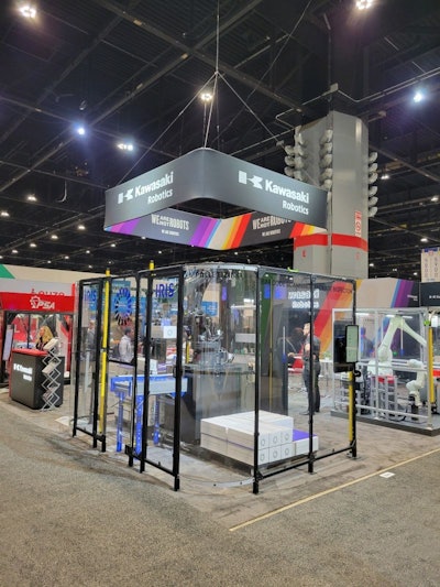 Kawasaki Robotics exhibit at PACK EXPO International. Photo source: Stuart K. Kenney, Kawsaki Robotics USA.