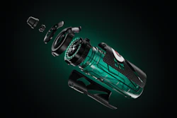 Exploded view of the whole Smart Gx Bottle system from PepsiCo’s Gatorade brand.