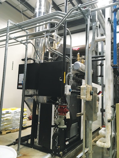 This Miura boiler that Matrix helped Sugarlands choose features a small footprint, allowing room for expansion at the Kodak facility.