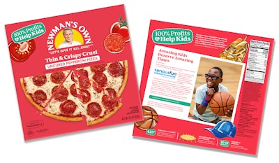 Clayton from North Carolina is shown on the Uncured Pepperoni Pizza box.