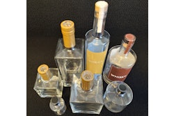 Deitz Co.’s Pharmafill NB1 neck banding machine can apply TE bands and printed sleeve labels onto wine bottles, liquor bottles, and other tall bottles or bottles with long necks.