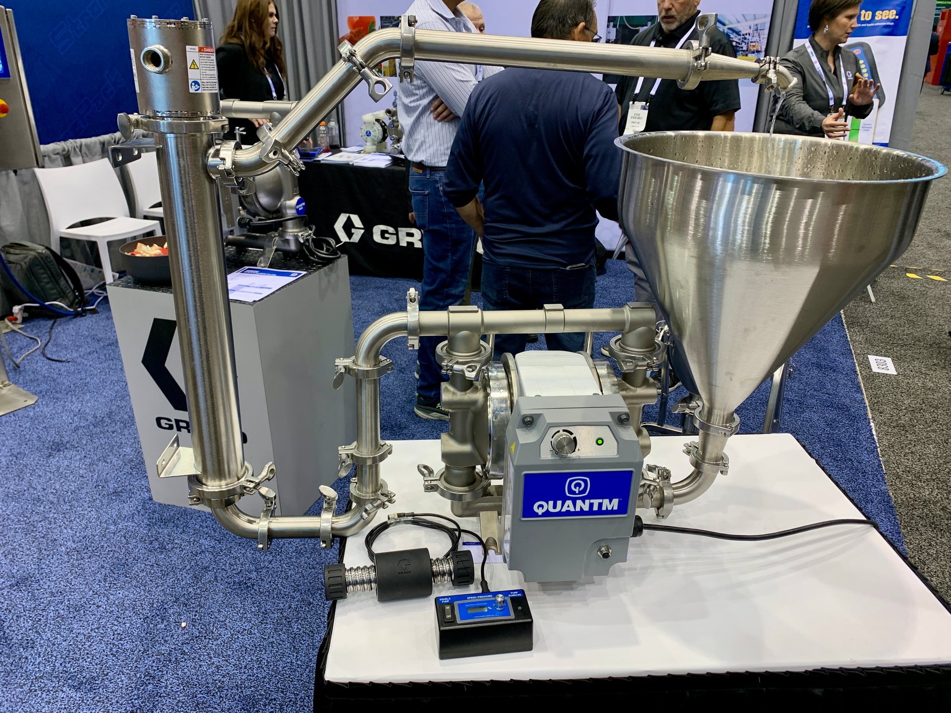 Electric pump food processing Graco