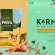 Nature's Fresh and KARMA pet food packaging