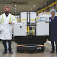 At the Langley facility, Dinesh Naidu, plant manager (left) and Dilip Bhulabhai, technical manager, saw immediate production and safety improvements. Mauser Packaging has since expanded the program to include its Oakville, Ontario facility.