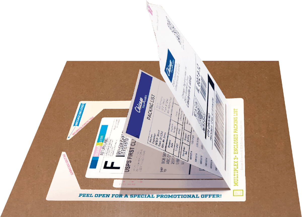 Enclosed Packaging List Labeling Solution From: Chicago Tag ...