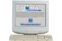 Packaging World's first website, circa 1995.