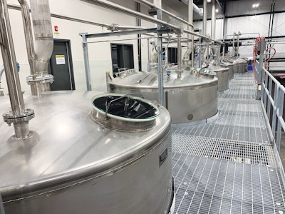 The Kodak facility has four 8,500-gal fermenters and room to expand for an additional eight.