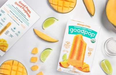 Goodpop's Mango Chile frozen treat