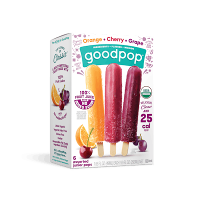 Goodpop's redesigned packaging