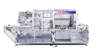 SACMI Packaging & Chocolate is premiering its new HTB chocolate bar wrapping machine at its PACK EXPO International booth.