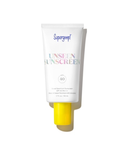 Supergoop! Unseen Sunscreen packaging.
