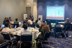 Art Castronovo presents to a packed house.