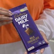 Mondelez's Cadbury chocolate packaging with 30% recycled plastic.
