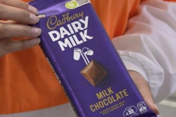 Mondelez's Cadbury chocolate packaging with 30% recycled plastic.