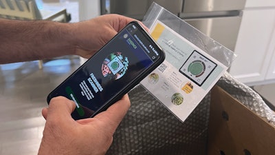 Consumers are invited to scan the sensor upon receipt of the meal kit to confirm freshness, giving confidence that the ingredients inside have been properly refrigerated during transit and are safe to consume, all the while feeding valuable supply chain data back to the brand owner.