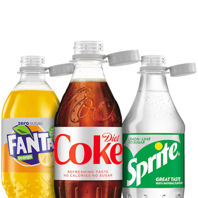 Berry’s closure for Coca-Cola is based on its patented CompactFlip hinge solution. It is the first to be used in conjunction with the new lightweight 26-mm GME30.40 neck, developed by the Cetie Single-Use Plastics Group.