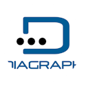 Diagraph Logo Stacked Blue Rgb