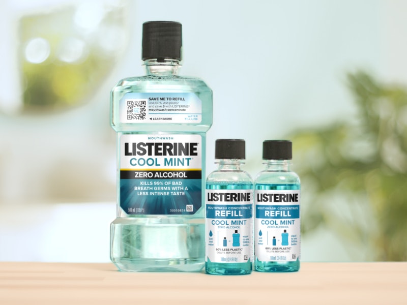 Listerine Launches Mouthwash Concentrate