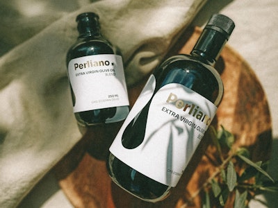 packaging trends for Perliano Extra Virgin Olive Oil