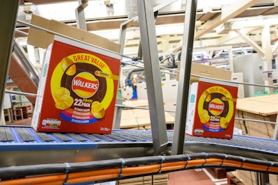 Walkers has replaced the outer plastic packaging on millions of Walkers 22- and 24-bag multipacks with a new paperboard carton design.