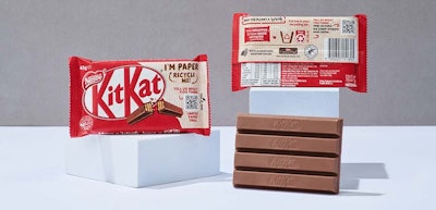 More than a quarter of a million units will be wrapped in the new paper packaging for the trial across select stores in Australia.