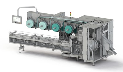 The modular CHS packaging machine, developed specifically to wrap chocolate products gently at high speeds, was installed and commissioned at Orkla’s Vaajokoski plant in early 2021.