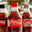 Coca-Cola's first bottle made from 100% rPET.