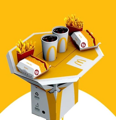 Mcdonald's table bag