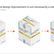 Dots and an arrow signify where to open the carton. Credit: Roche via Pharmapack Europe.