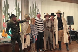 Rob Reinders is thanked for his service as president at the Buckhorn Saloon in San Antonio, TX at the ENGAGE event.