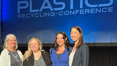 Four women took the stage to explain the nuances of advanced and chemical recycling on the eve of International Women's Day.