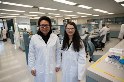 Luna Yu, founder and CEO of Genecis (l.), and Phoebe Wang, investment partner and head of the Female Founder Initiative, Amazon.