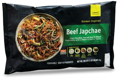 With a lifelike image that looks good enough to eat, the Pulmuone Beef Japchae Korean Noodles packaging is made to stand out on the shelves. Using Project Blue, a patented anilox and screening technology that delivers ultra-high definition quality comparable to 300 line screen, PPC Flexible Packaging created an image on the package that looks as realistic as possible. The package’s combined matte and glossy print creates a captivating contrast, making it sure to catch consumers’ eyes and get their mouths watering.