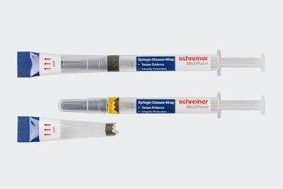 Schreiner Syringe Closure Wrap