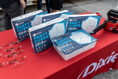 Through its partnership with Relocalize, SEG has also introduced Party Cubes, the world’s first hyper-local, certified plastic-negative, packaged ice that is produced on-site and on-demand at the new microfactory.