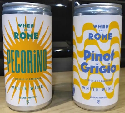 Waitrose replaces smaller wine bottles with aluminum cans.