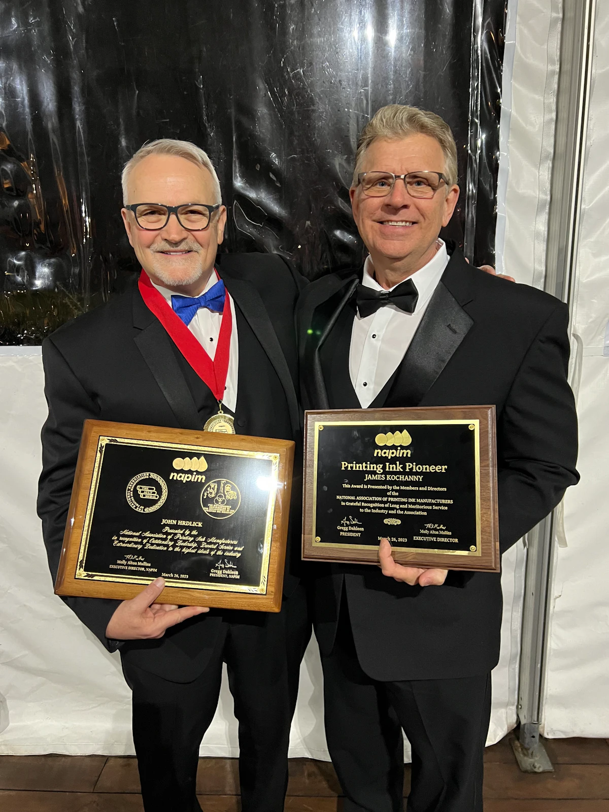 INX International Ink's John Hrdlick and Jim Kochanny Receive NAPIM Awards - Vimarsana News