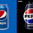 Before and after Pepsi's recent redesign