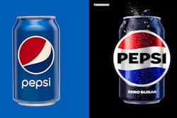 Before and after Pepsi's recent redesign