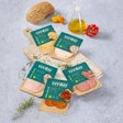 Noel Alimentaria's Verday plant-based meat product range is now packaged in paper-based trays.